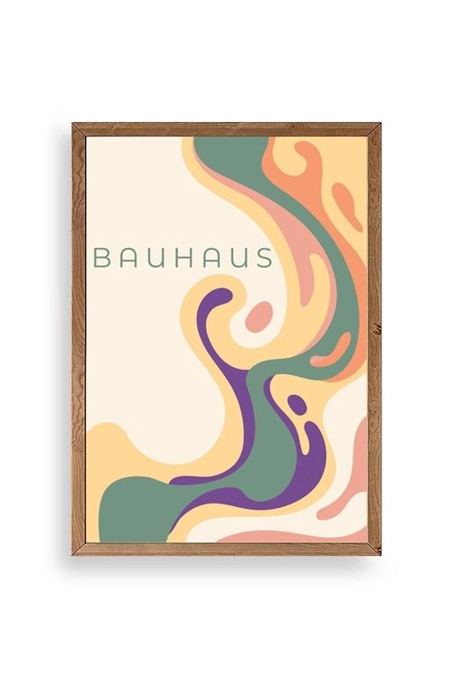 Bauhaus Ahşap Çerçeveli Tablo 23 x 30