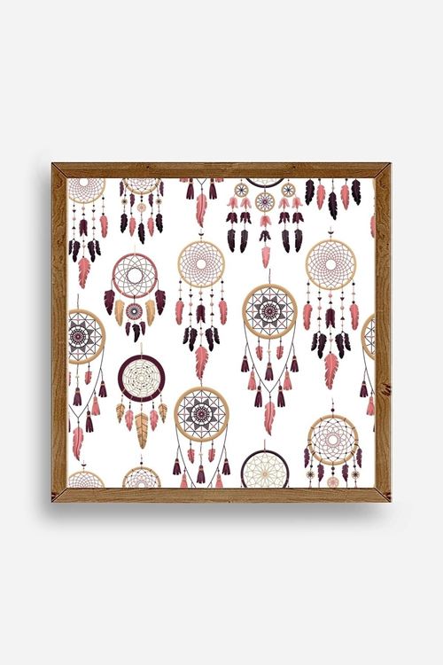 Rüya Kapanı Ahşap Çerçeveli Tablo 23 x 23