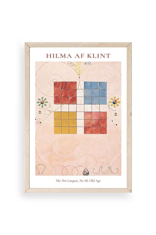 Hilma Af Klint Ahşap Çerçeveli Tablo 50 x 70