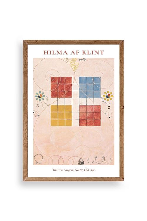 Hilma Af Klint Ahşap Çerçeveli Tablo 23 x 30