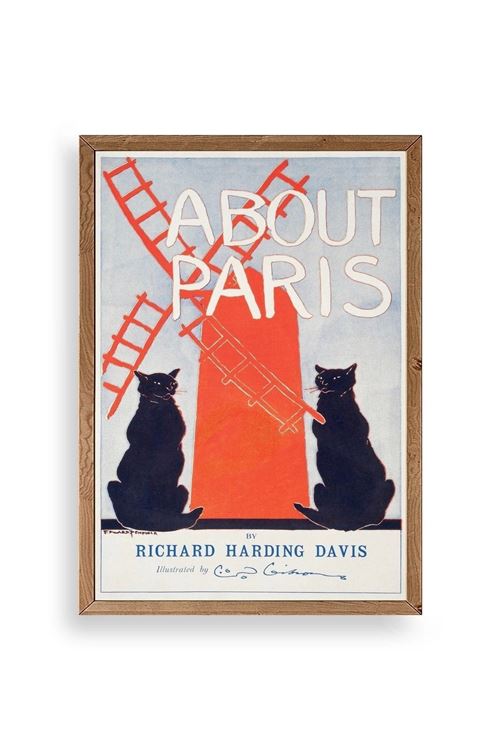 Richard Harding Davis Ahşap Çerçeveli Tablo 30 x 42