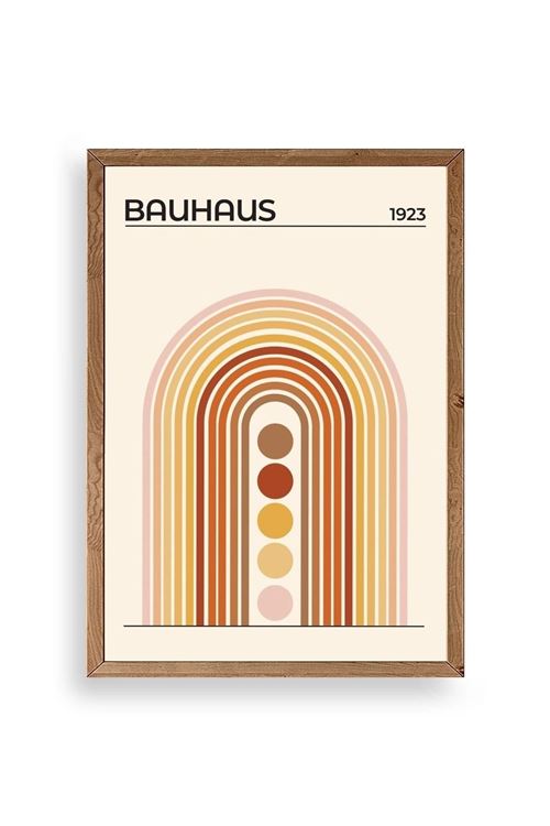 Bauhaus Ahşap Çerçeveli Tablo 50 x 70