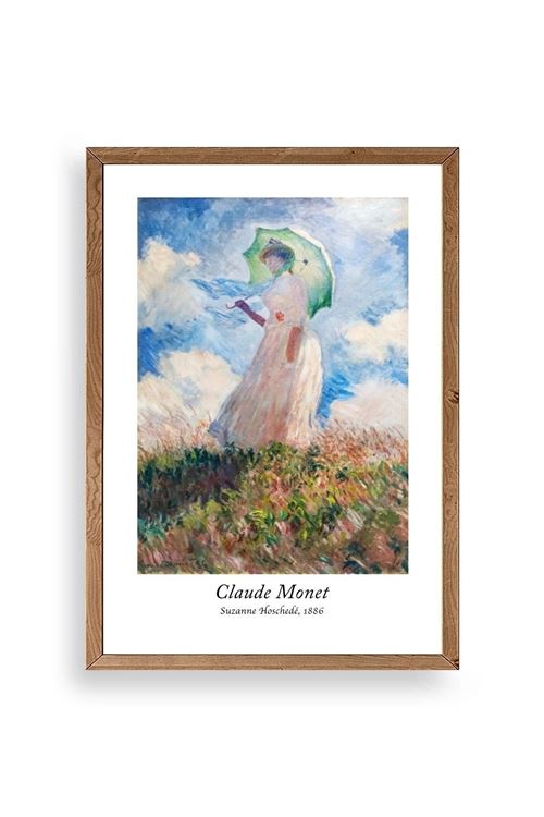 Claude Monet Ahşap Çerçeveli Tablo 23 x 30