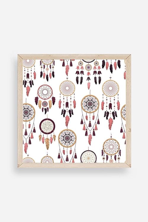 Rüya Kapanı Ahşap Çerçeveli Tablo 42 x 42