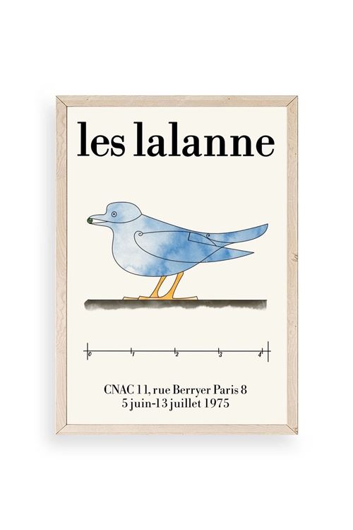 Les Lalanne Ahşap Çerçeveli Tablo 30 x 42