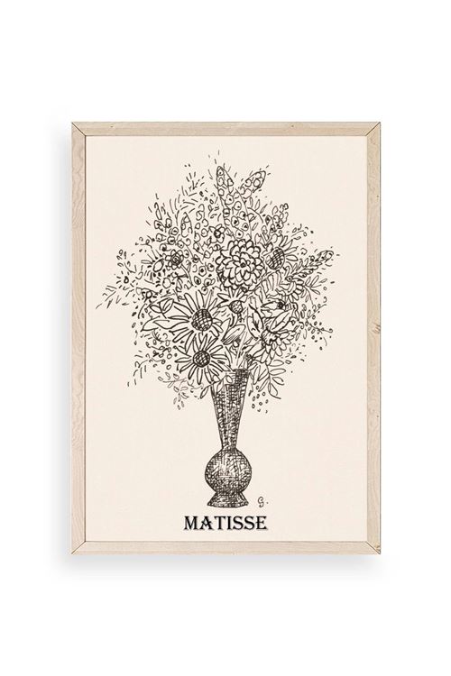 Matisse Ahşap Çerçeveli Tablo 50 x 70