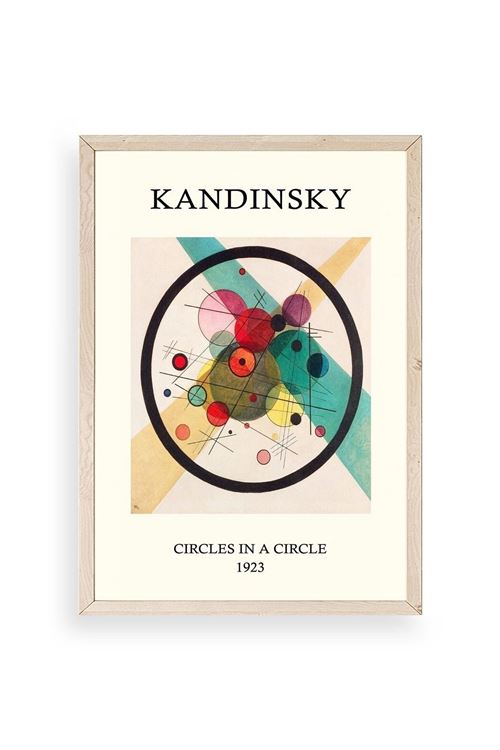 Kandinsky Ahşap Çerçeveli Tablo 23 x 30