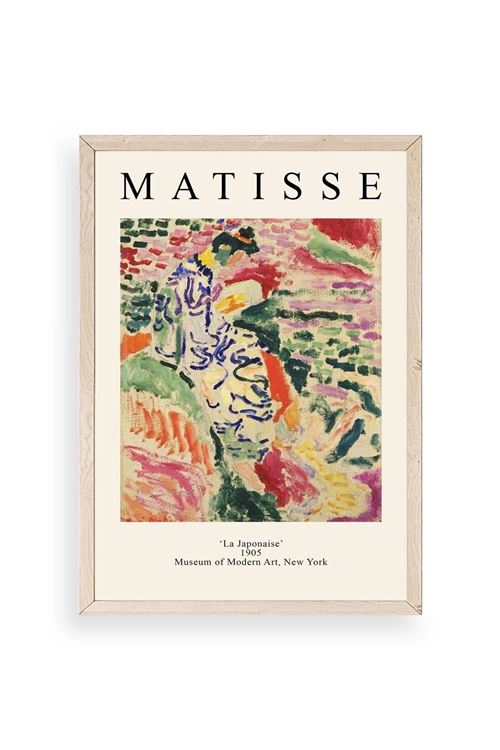 Henri Matisse Ahşap Çerçeveli Tablo 17 x 23
