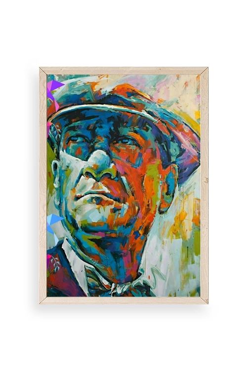 Atatürk Ahşap Çerçeveli Tablo 30 x 42