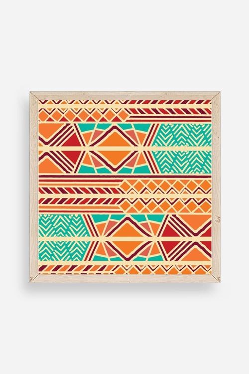 Motif Ahşap Çerçeveli Tablo 50 x 50