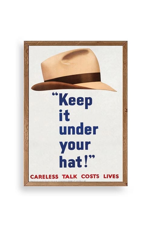 Motto Ahşap Çerçeveli Tablo 17 x 23