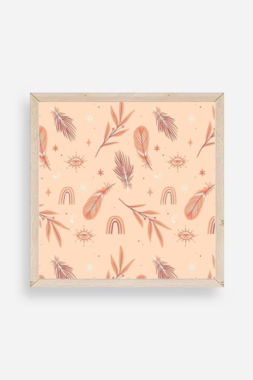 Tüy Ahşap Çerçeveli Tablo 50 x 50