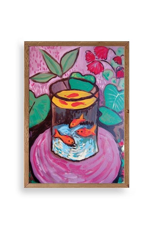 Matisse Ahşap Çerçeveli Tablo 17 x 23