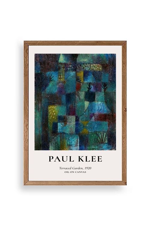 Paul Klee Ahşap Çerçeveli Tablo 23 x 30