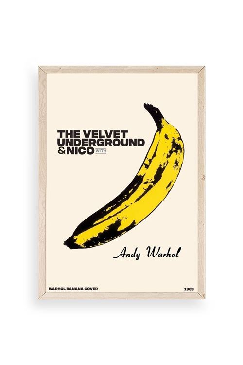 Andy Warhol Ahşap Çerçeveli Tablo 17 x 23