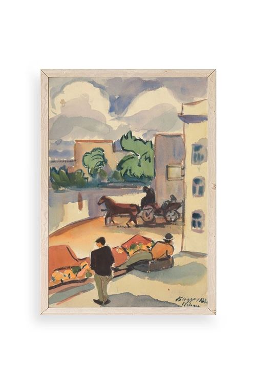 Zolo Palugyay Ahşap Çerçeveli Tablo 17 x 23