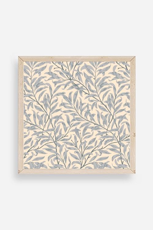 Yaprak Ahşap Çerçeveli Tablo 50 x 50