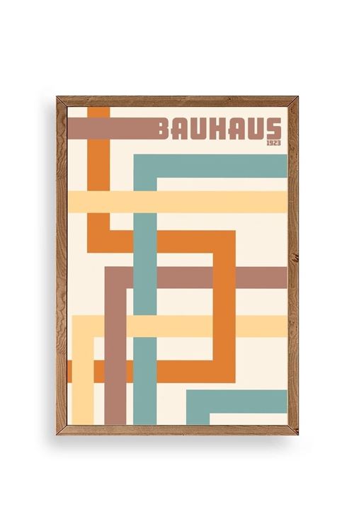 Bauhaus Ahşap Çerçeveli Tablo 17 x 23