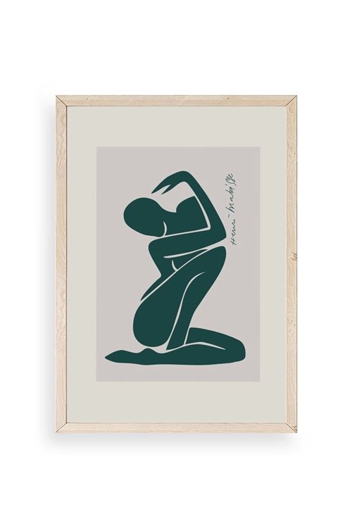 Modern Ahşap Çerçeveli Tablo 23 x 30