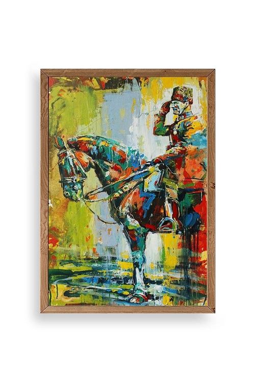 Atatürk Ahşap Çerçeveli Tablo 23 x 30