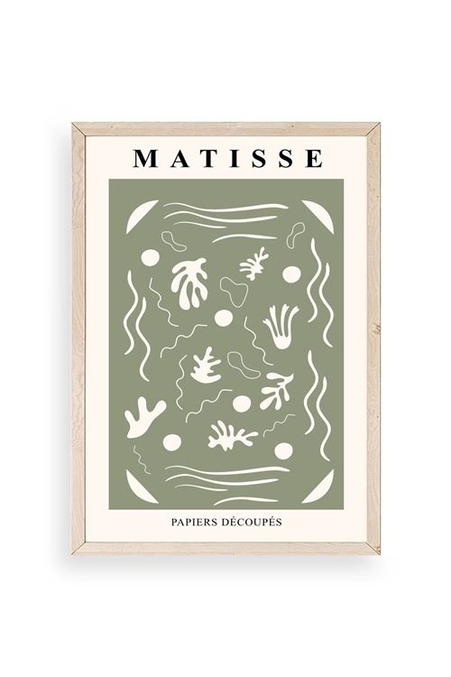 Henri Matisse Ahşap Çerçeveli Tablo 30 x 42