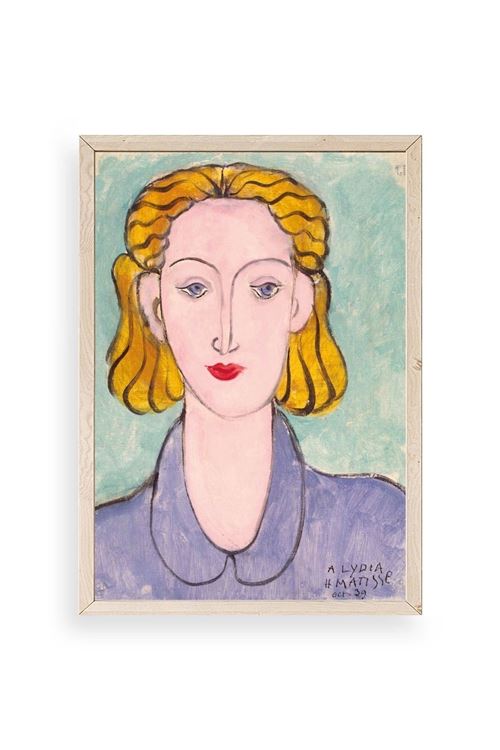 Henri Matisse Ahşap Çerçeveli Tablo 17 x 23