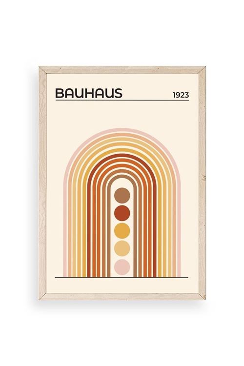 Bauhaus Ahşap Çerçeveli Tablo 50 x 70