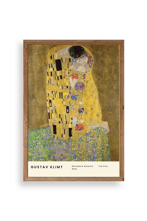 Gustav Klimt Ahşap Çerçeveli Tablo 17 x 23
