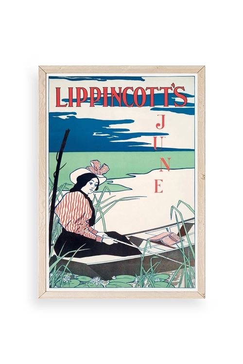 Lippincott's Ahşap Çerçeveli Tablo 30 x 42