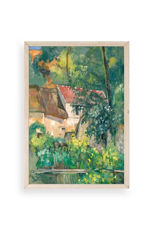 Paul Cezenne Kalender Ahşap Çerçeveli Tablo 17 x 23