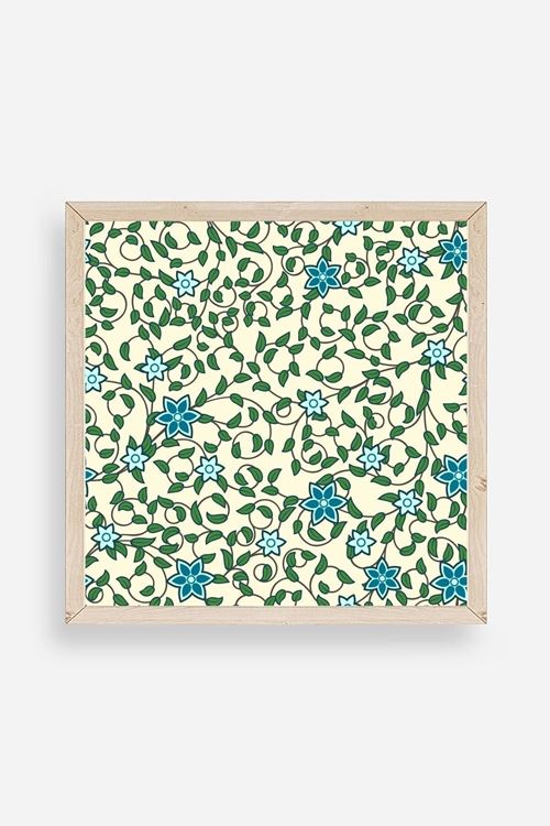 Çiçek Ahşap Çerçeveli Tablo 42 x 42