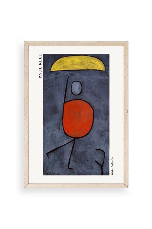 Paul Klee Ahşap Çerçeveli Tablo 23 x 30