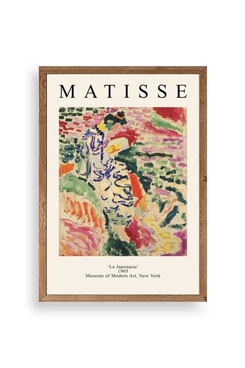 Henri Matisse Ahşap Çerçeveli Tablo 30 x 42