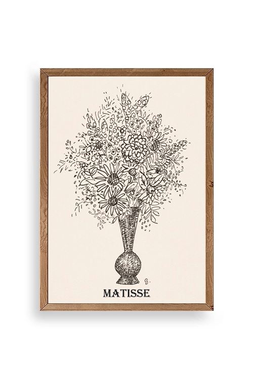 Matisse Ahşap Çerçeveli Tablo 23 x 30