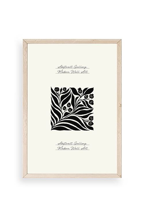 Çiçek Ahşap Çerçeveli Tablo 50 x 70