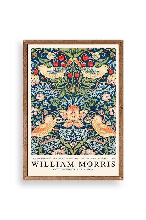 William Morris Ahşap Çerçeveli Tablo 50 x 70