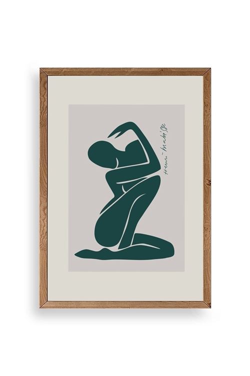 Modern Ahşap Çerçeveli Tablo 23 x 30