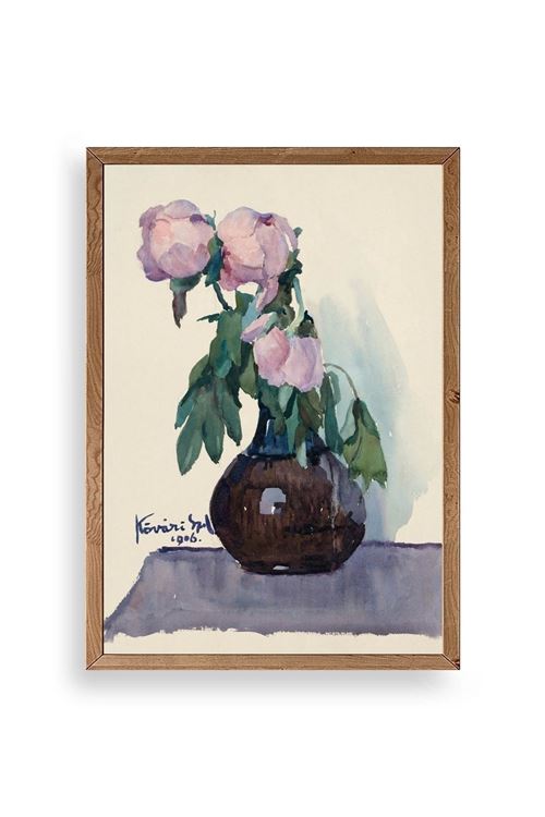 Kövári Ka?marik Ahşap Çerçeveli Tablo 30 x 42