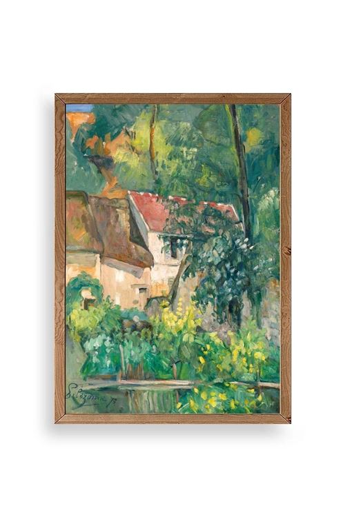 Paul Cezenne Kalender Ahşap Çerçeveli Tablo 23 x 30