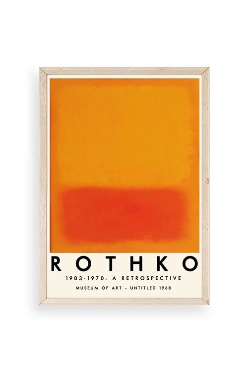 Rothko Ahşap Çerçeveli Tablo 30 x 42