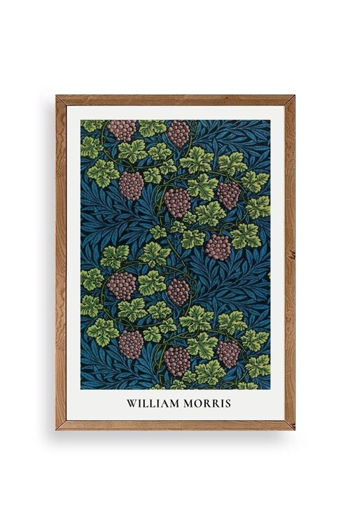 William Morris Ahşap Çerçeveli Tablo 23 x 30