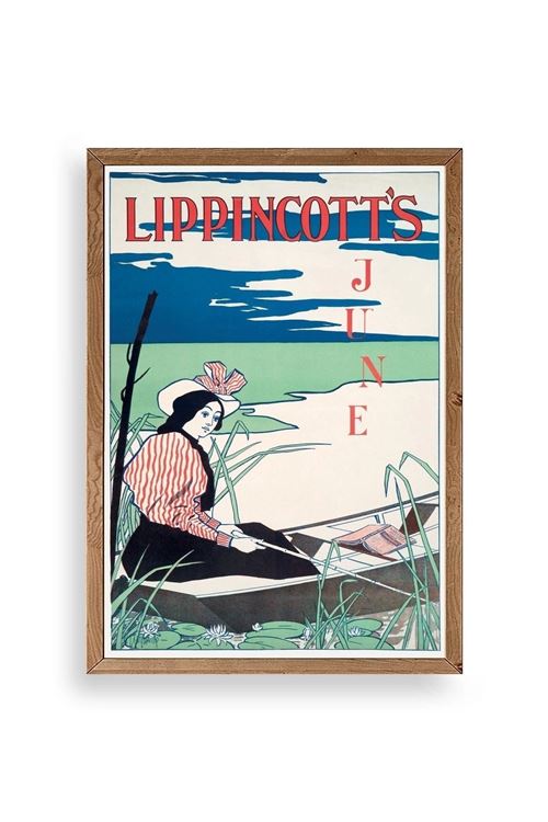 Lippincott's Ahşap Çerçeveli Tablo 30 x 42