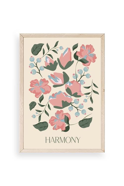 Harmony Ahşap Çerçeveli Tablo 23 x 30