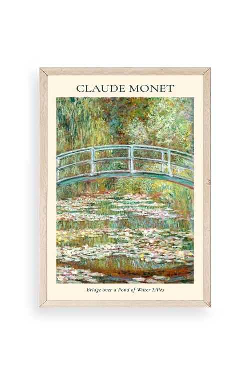 Claude Monet Ahşap Çerçeveli Tablo 23 x 30