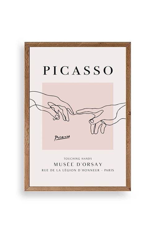 Picasso Ahşap Çerçeveli Tablo 50 x 70