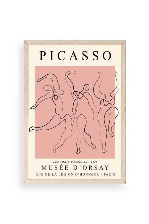 Picasso Ahşap Çerçeveli Tablo 23 x 30