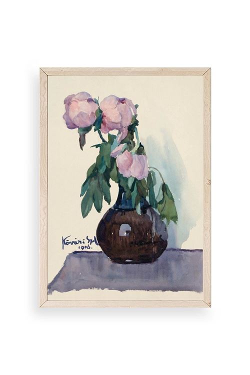 Kövári Ka?marik Ahşap Çerçeveli Tablo 23 x 30