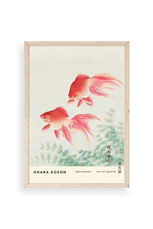 Ohana Koson Ahşap Çerçeveli Tablo 50 x 70