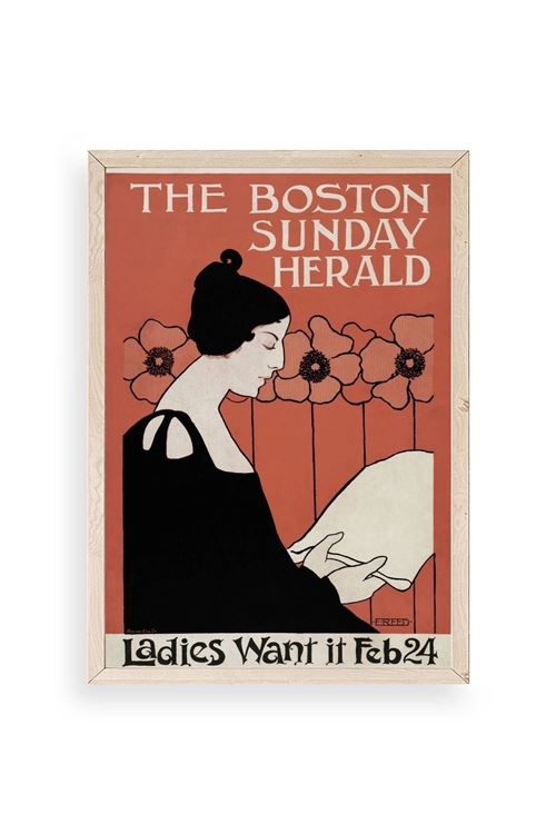 Ethel Reed Ahşap Çerçeveli Tablo 17 x 23