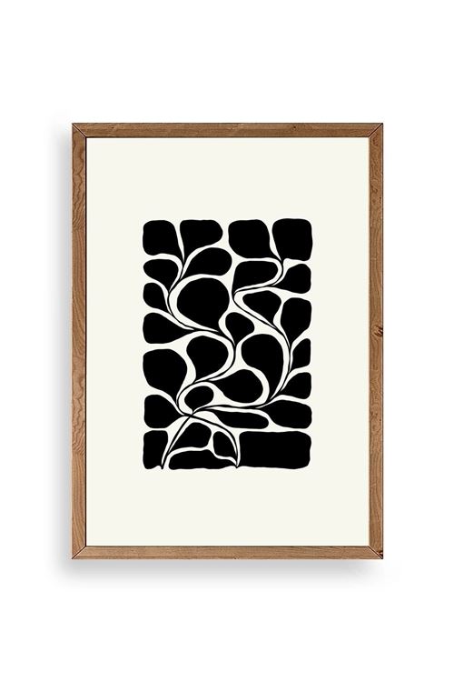 Desen Ahşap Çerçeveli Tablo 17 x 23